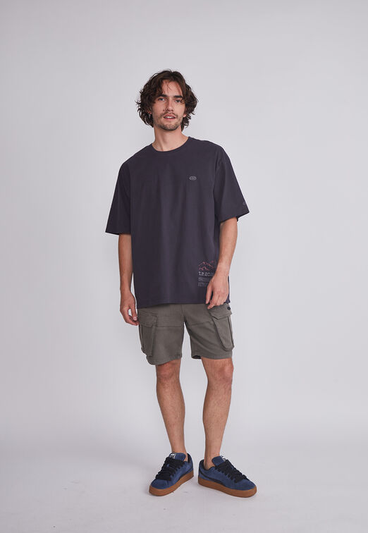 Bermuda Hombre Verde Cargo Cordon Sioux
